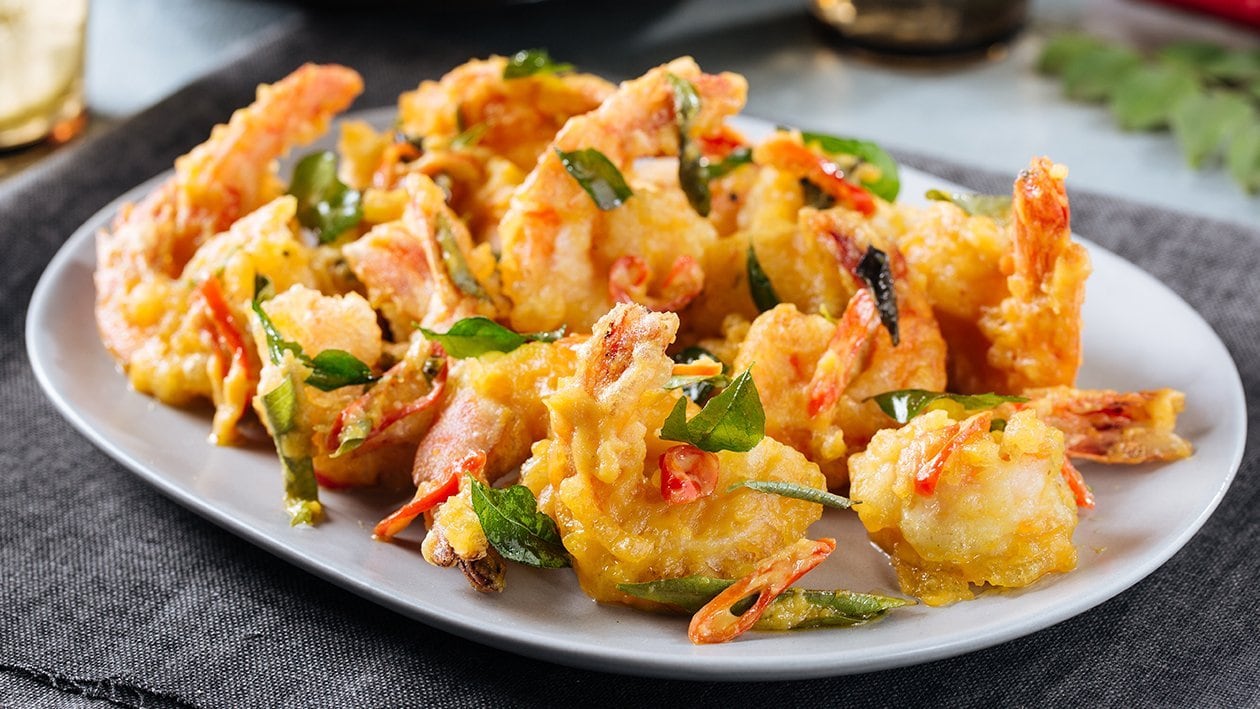 Salted Egg Prawns – - Recipe