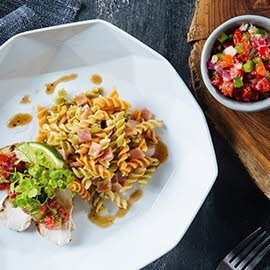 Pasta Salad with Barbecue Dressing Pasta Salad with Barbecue Dressing