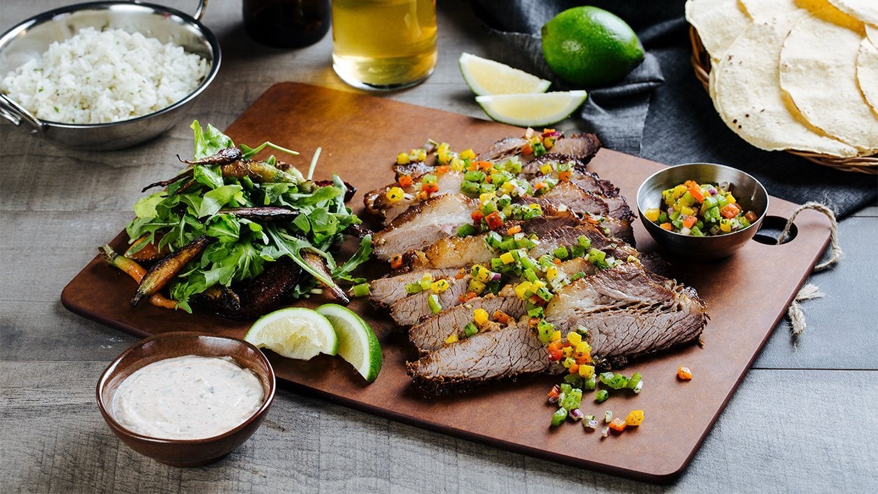 Beef Brisket with Salsa Criolla – - Recipe