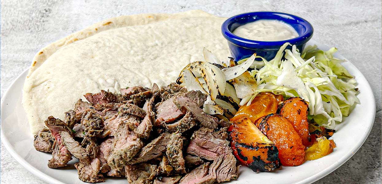 Beef Shawarma Wrap with Creamy Tzatziki Sauce – - Recipe