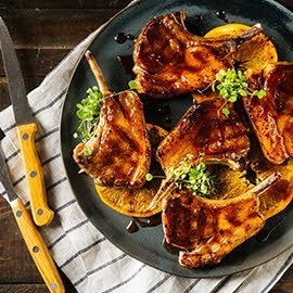 Grilled Lamb Chops with Orange Honey Sauce Grilled Lamb Chops with Orange Honey Sauce