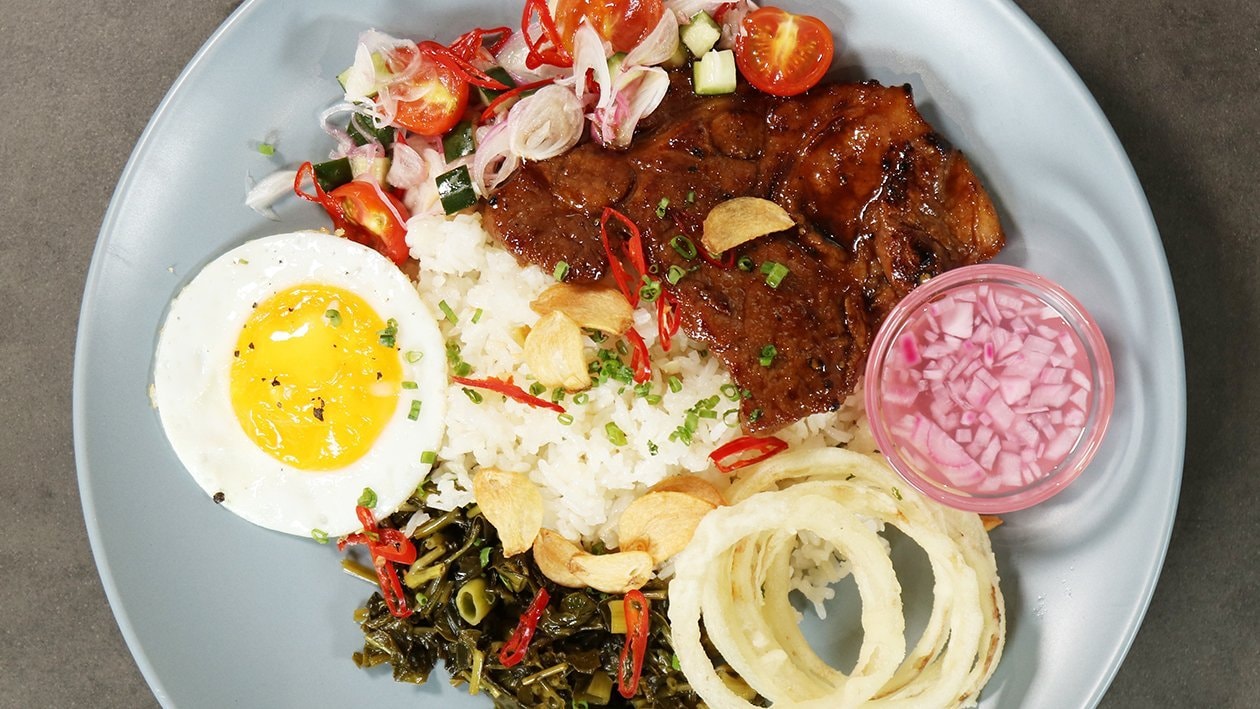 Pork Steak Tapsilog – - Recipe