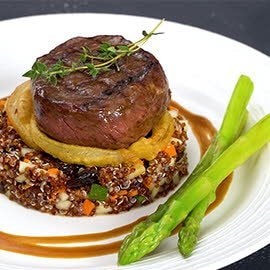 Soy Garlic Beef Tenderloin Steak with Quinoa Salad Soy Garlic Beef Tenderloin Steak with Quinoa Salad