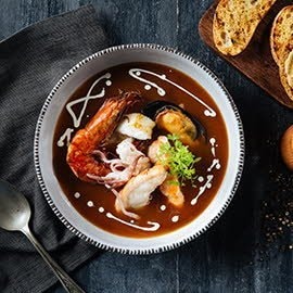 Bouillabaisse with Smoked Pepper Rouille Bouillabaisse with Smoked Pepper Rouille