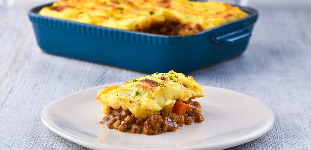 Plant-Based Cottage Pie – - Recipe