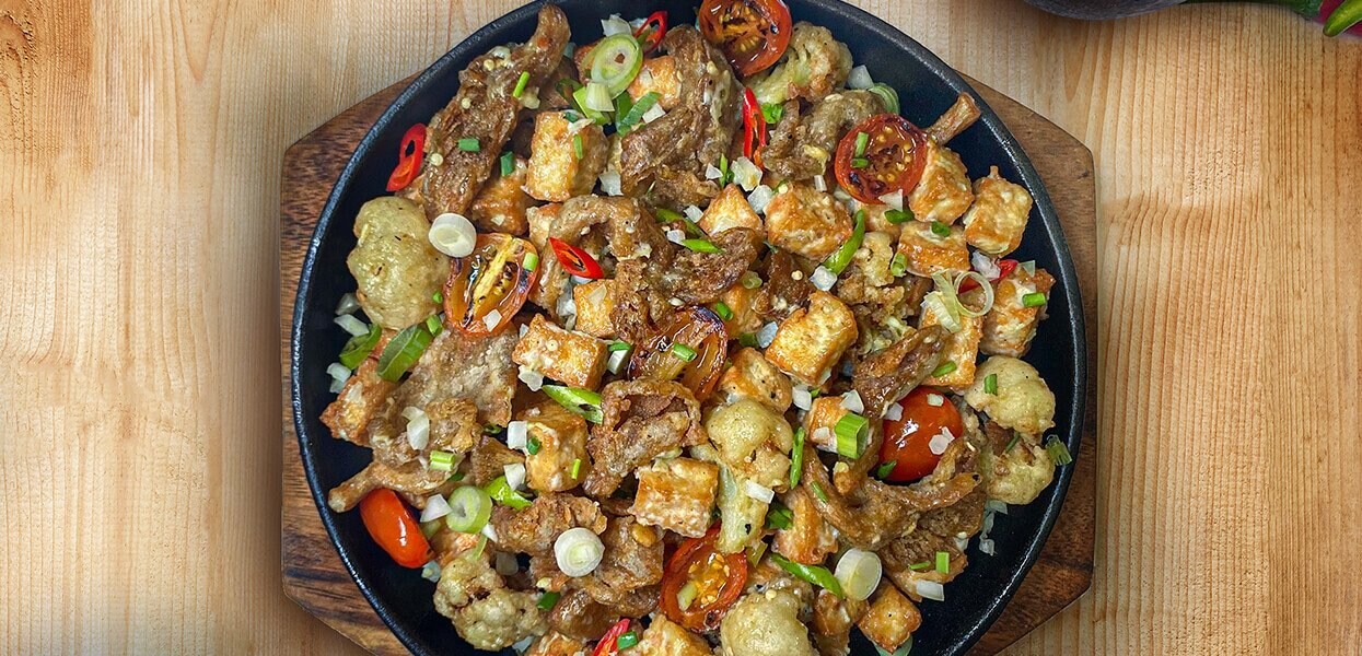 Tofu Mushroom Cauli Sisig – - Recipe