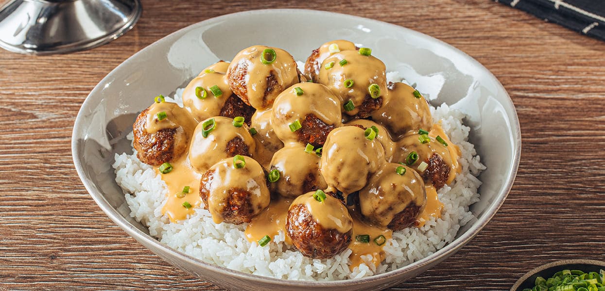 Embutido Meatballs with Cheese Gravy – - Recipe