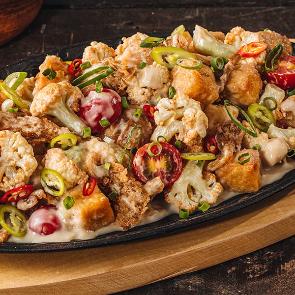 Tofu Mushroom Cauli Sisig Tofu Mushroom Cauli Sisig