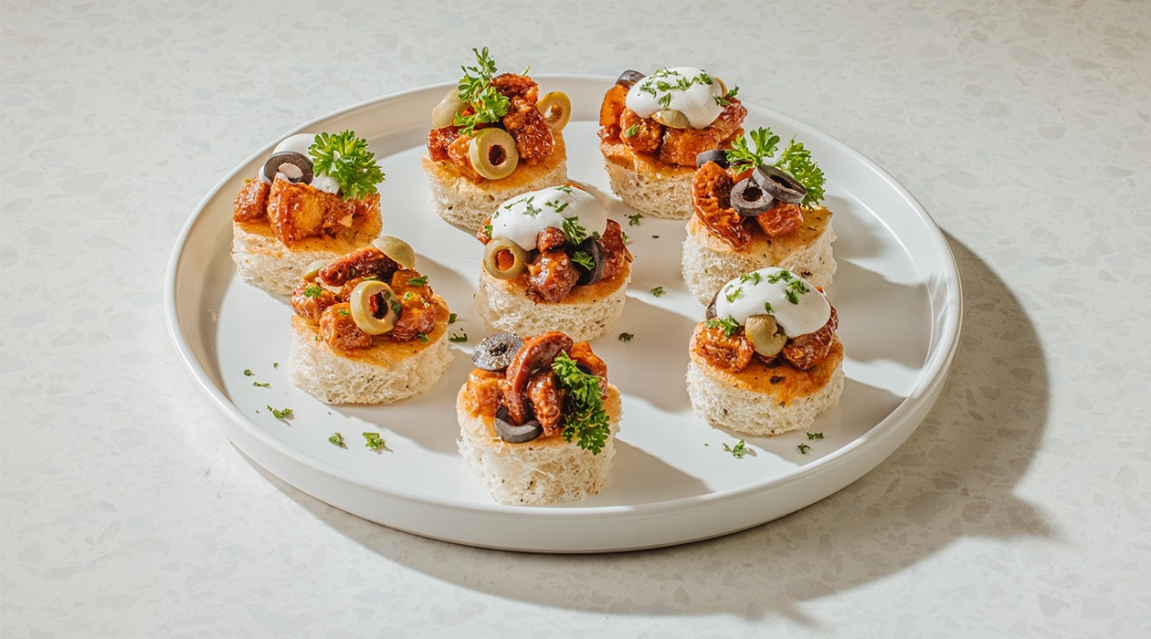 Spanish-Style Pork Adobo Tapas with Olives and Chorizo – - Recipe