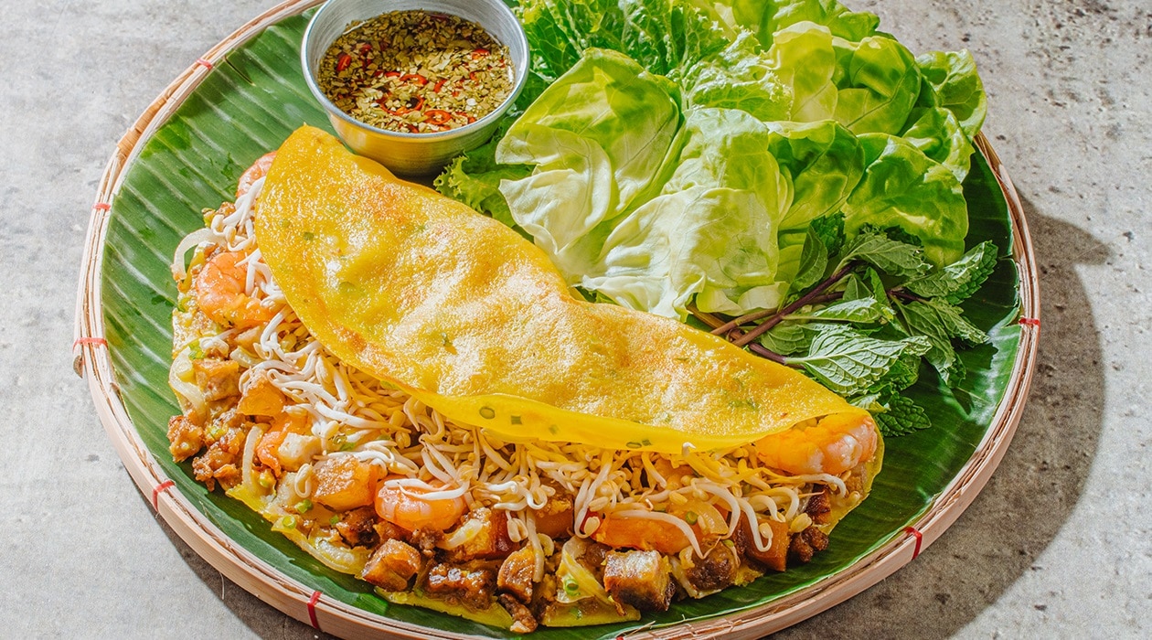 Vigan-Style Banh Xeo (Vietnamese Crispy Crepes) with Longganisa – - Recipe
