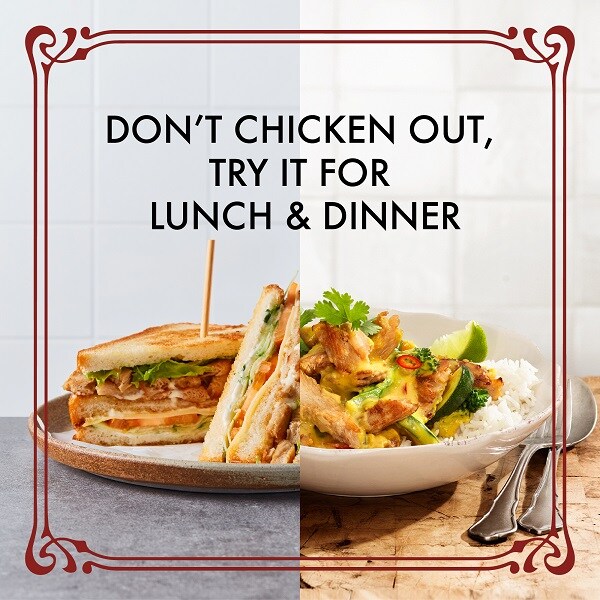 The Vegetarian Butcher No Chicken Chunks 1x1.75kg - The NOChicken Chunks, whatever the case may be, have been able to recreate the same cluckin’ great flavour, without the use of chicken or eggs.