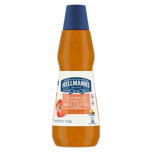 Hellmann's Charred Tomato and Capers Dressing 730ml - With Hellmann's Dressings, I can create unique flavours for exciting dishes that my diners will love