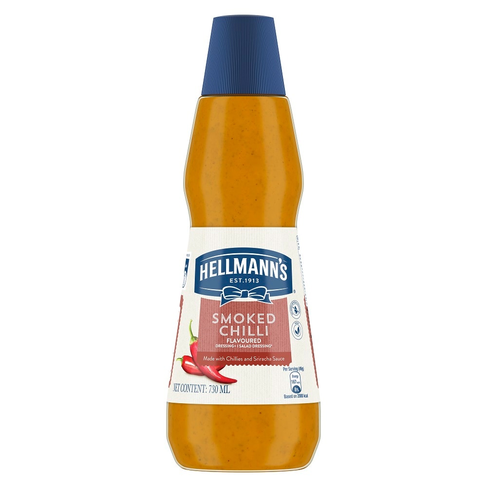 Hellmann's Smoked Chilli Dressing 730ml - With Hellmann's Dressings, I can create unique flavours for exciting dishes that my diners will love