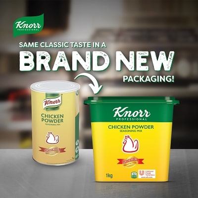 Knorr Chicken Powder 1kg - Knorr Chicken Powder enhances the natural umami of my dish, making it meatier and more flavorful!