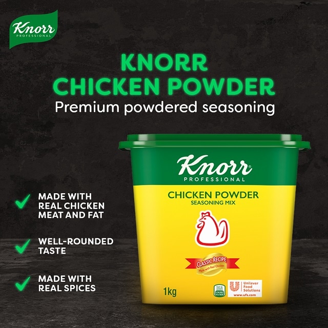 KNORR PROFESSIONAL FOR CHEFS Thick & Creamy Seafood Broth Preparation  Powder 1kg