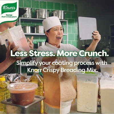 Knorr Professional Crispy Breading Mix 1kg - New Knorr Crispy Breading Mix — an all-in-one solution for fried chicken that's crispy, delicious, and easier to prepare than current preparation. And with CrispLock Coating, for chicken that stays crispy longer!