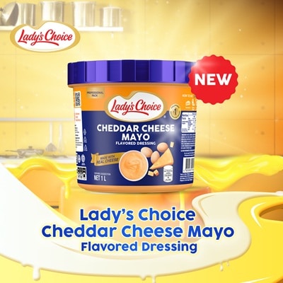 Lady's Choice Cheddar Cheese Mayo Flavoured Dressing 1L - 