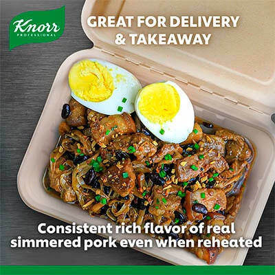 Knorr Pork Cubes Professional Pack 600g - Knorr Pork Cube helps you consistently deliver a richer, full meaty flavor that diners love.