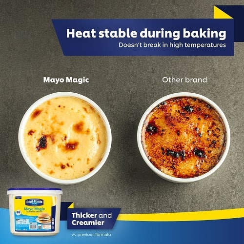 Best Foods Mayo Magic 5.5L - From sandwich spreads and dips to dressing and sauces, update your menu with the creamy deliciousness of Best Foods Mayo Magic.