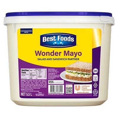 Best Foods Wonder Mayo 5.5L - Tiwala ako sa Best Foods Wonder Mayo – swak sa budget at swak sa quality na hanap ko.