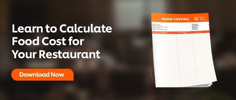 Get a Food Cost Calculator for Your Restaurant!