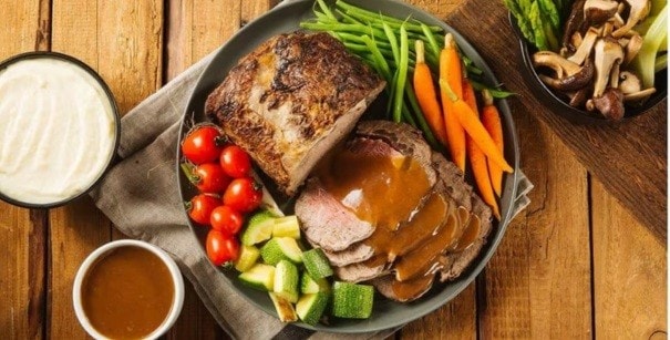noche buena food - 3/ roast beef