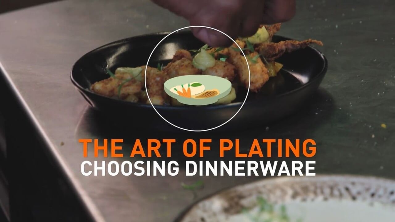The art of plating: choosing dinnerware