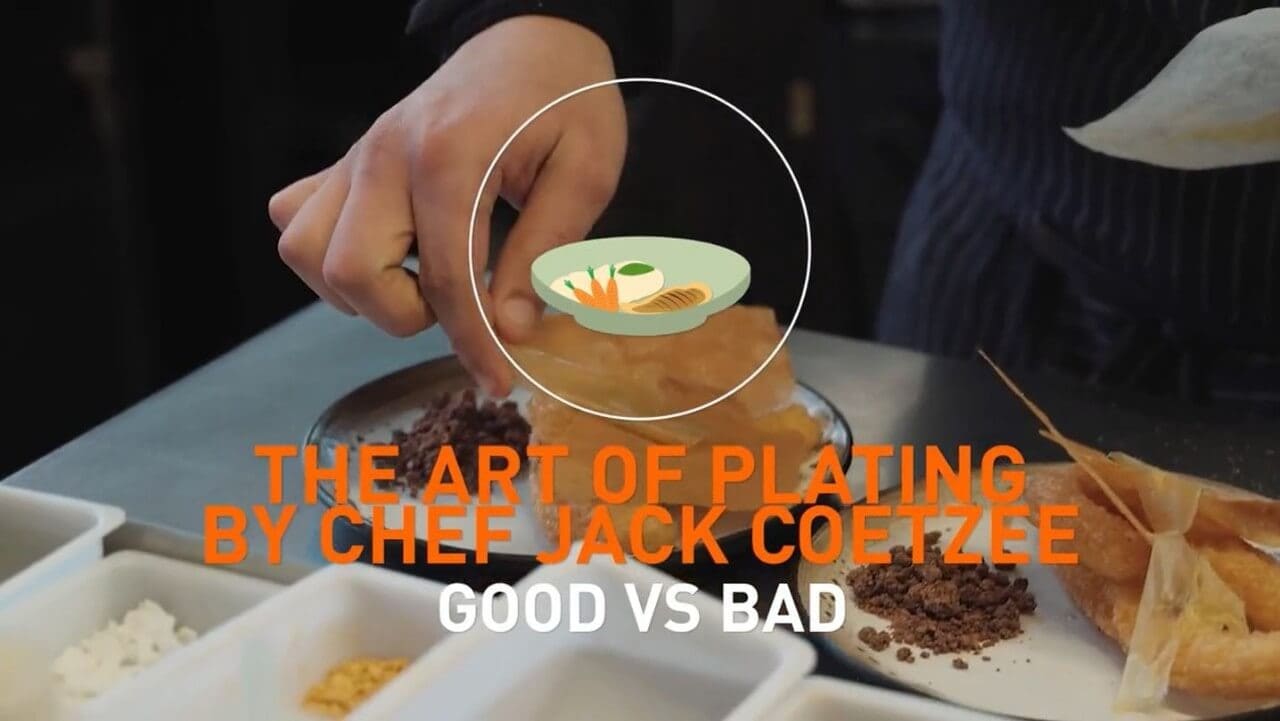 The art of plating by chef Jack Coetzee: Good vs bad