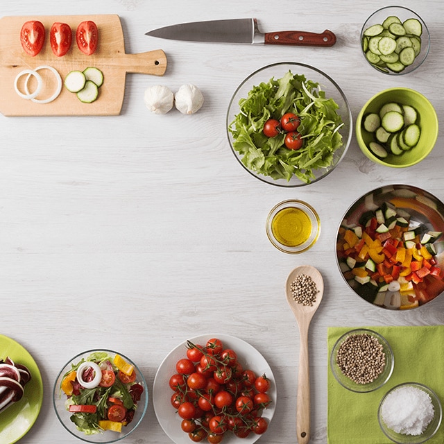 Mise en place in action Mise en place in action